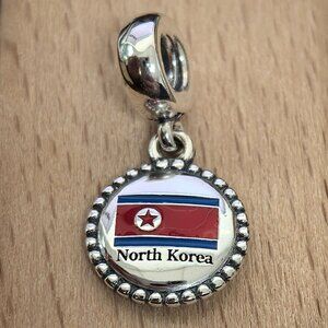 Pandora North Korea Exclusive Dangle Charm Pendant, S925 Silver Bracelets